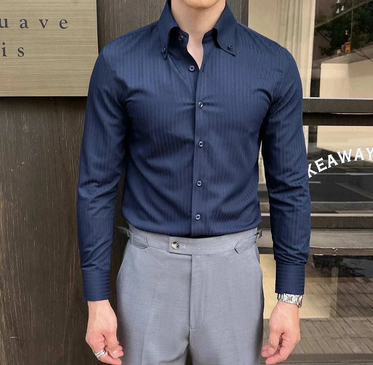 Business casual slim fit shirt - Antonios