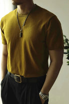 Business elegant cotton summer t-shirt - Antonios