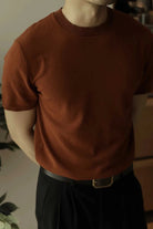 Business elegant cotton summer t-shirt - Antonios