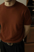 Business elegant cotton summer t-shirt - Antonios