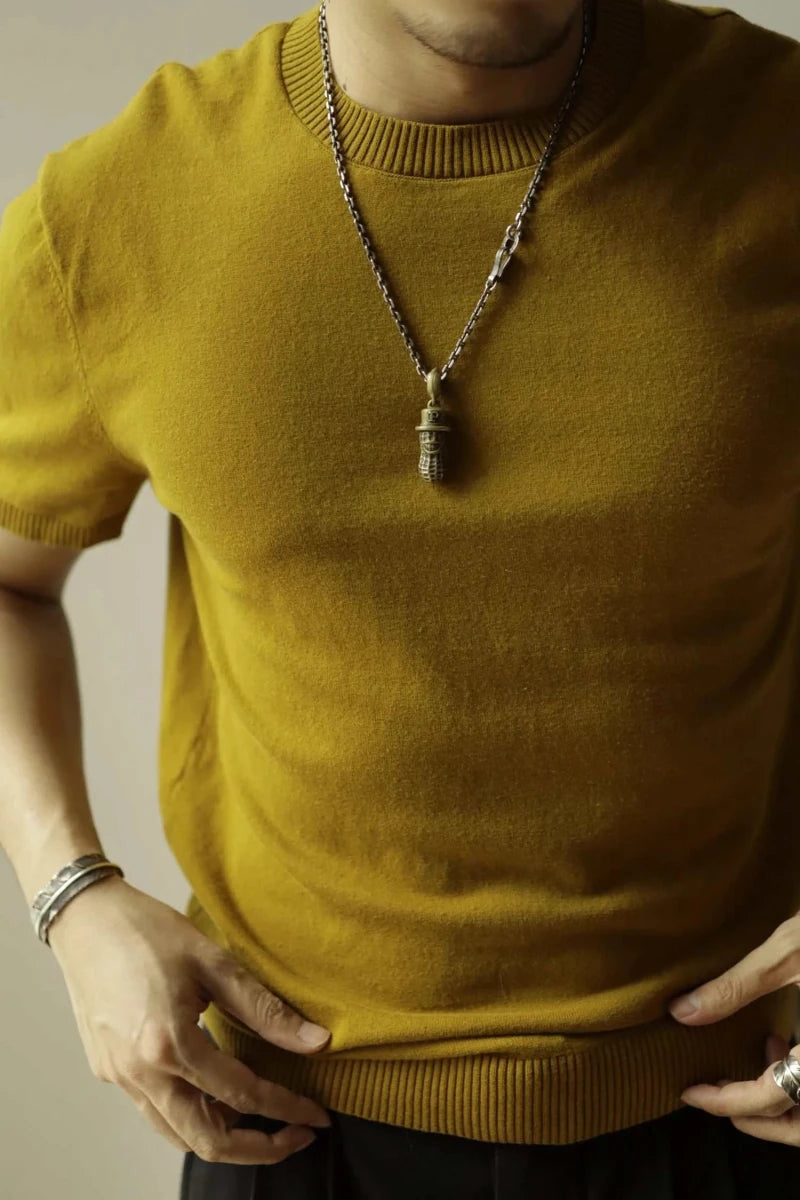 Business elegant cotton summer t-shirt - Antonios