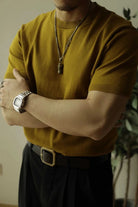 Business elegant cotton summer t-shirt - Antonios