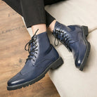 Business leather boots for winter - Antonios