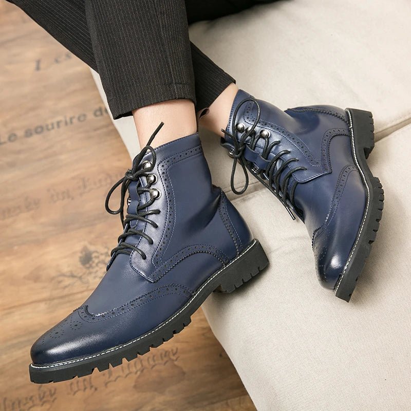 Business leather boots for winter - Antonios