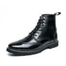 Business leather boots for winter - Antonios