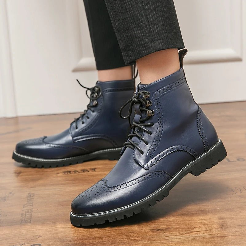 Business leather boots for winter - Antonios