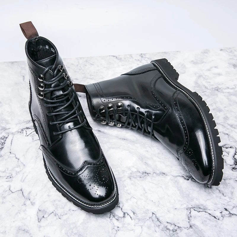 Business leather boots for winter - Antonios