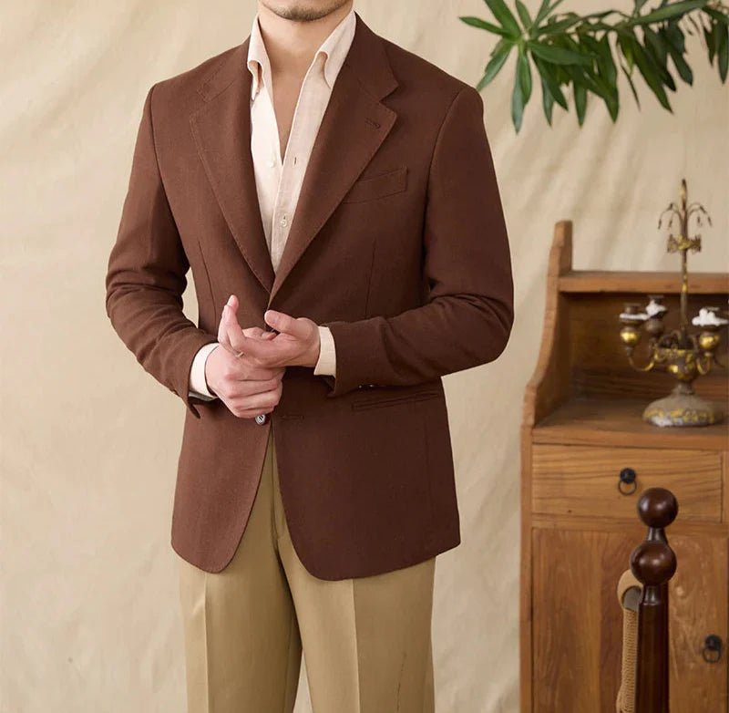 Business linen relaxation jacket - Antonios