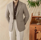 Business linen relaxation jacket - Antonios
