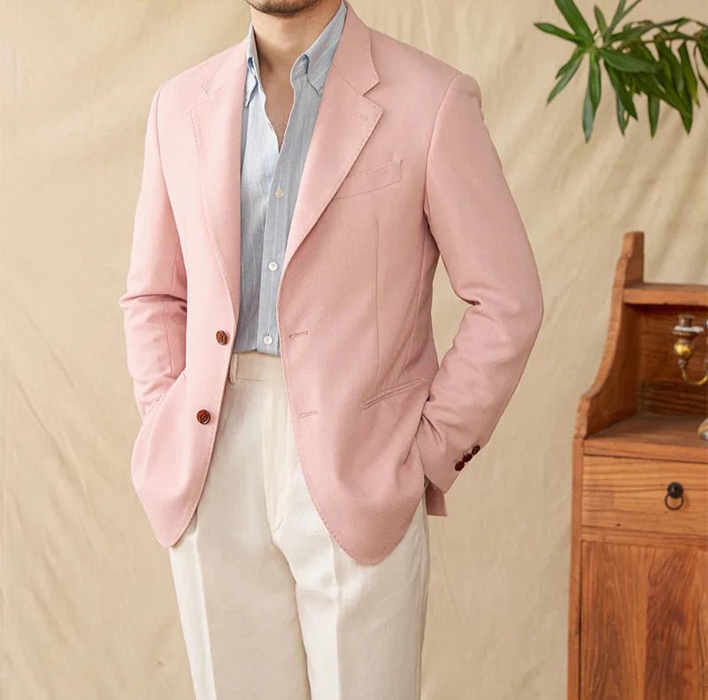 Business linen relaxation jacket - Antonios
