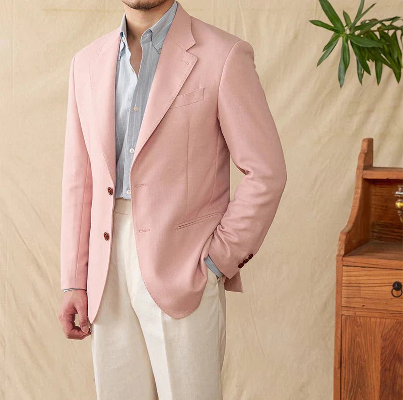 Business linen relaxation jacket - Antonios