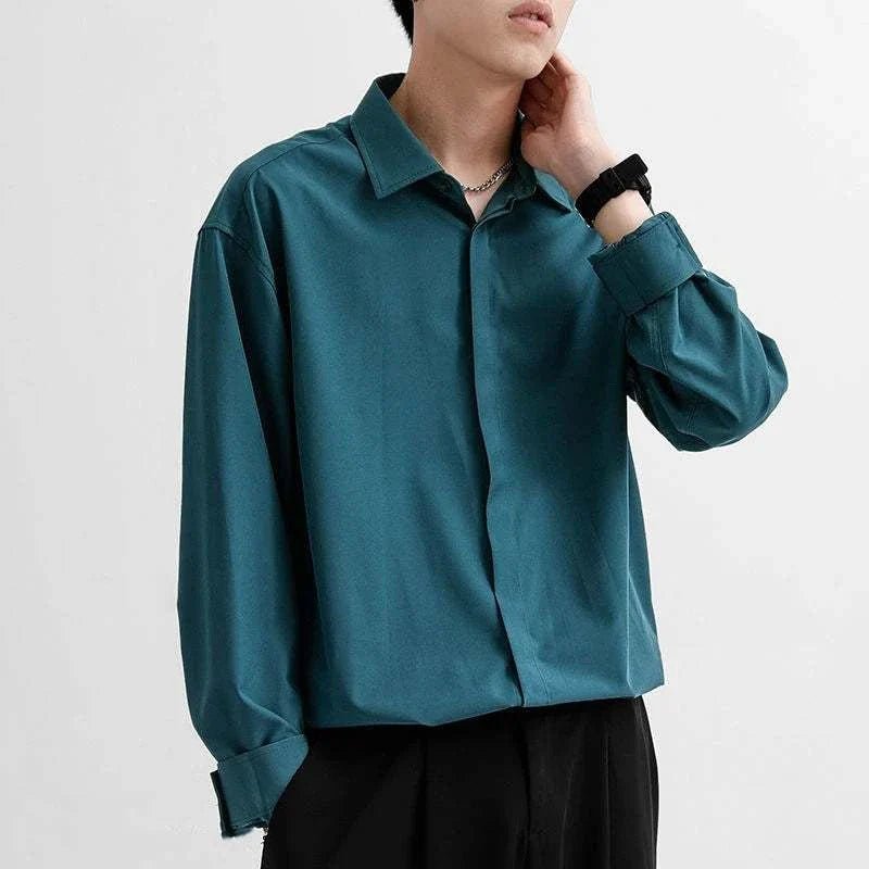 Business loose long - sleeve shirt - Antonios