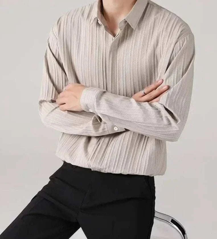 Business loose striped shirt - Antonios