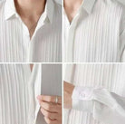 Business loose striped shirt - Antonios