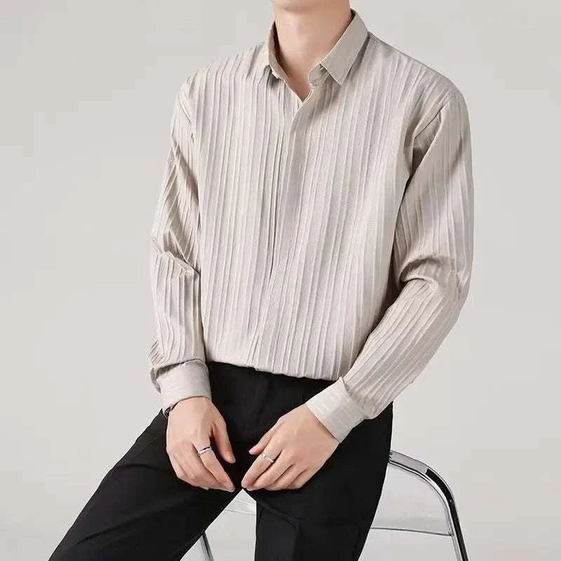 Business loose striped shirt - Antonios