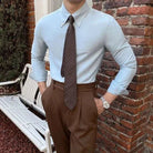 Business outfit style long sleeve shirt - Antonios