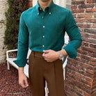 Business outfit style long sleeve shirt - Antonios