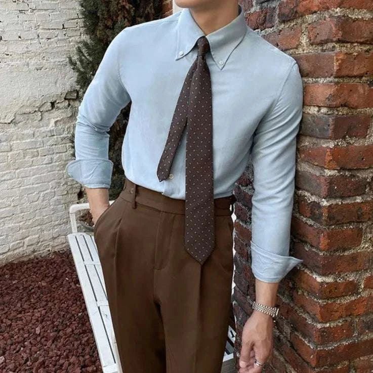 Business outfit style long sleeve shirt - Antonios