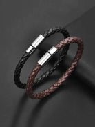 Business PU leather bracelet - Antonios