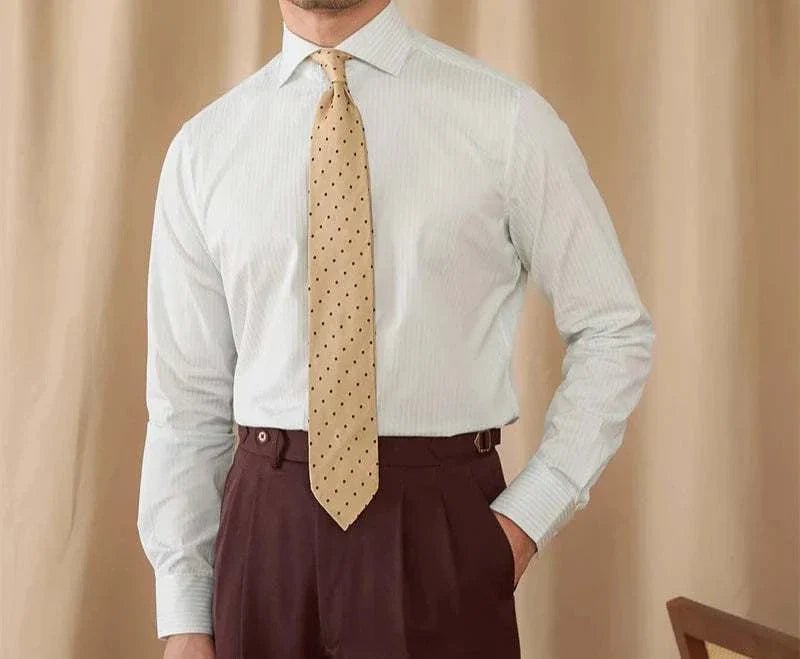 Business slim fit long sleeve premium shirt - Antonios