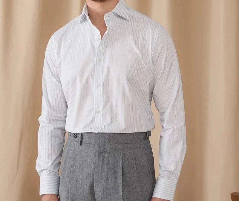 Business slim fit long sleeve premium shirt - Antonios