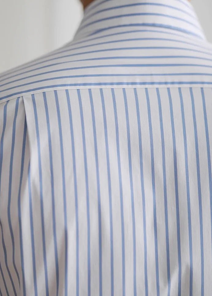 Business slim fit striped italian shirt - Antonios