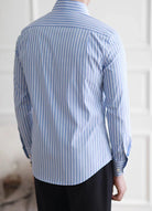 Business slim fit striped italian shirt - Antonios