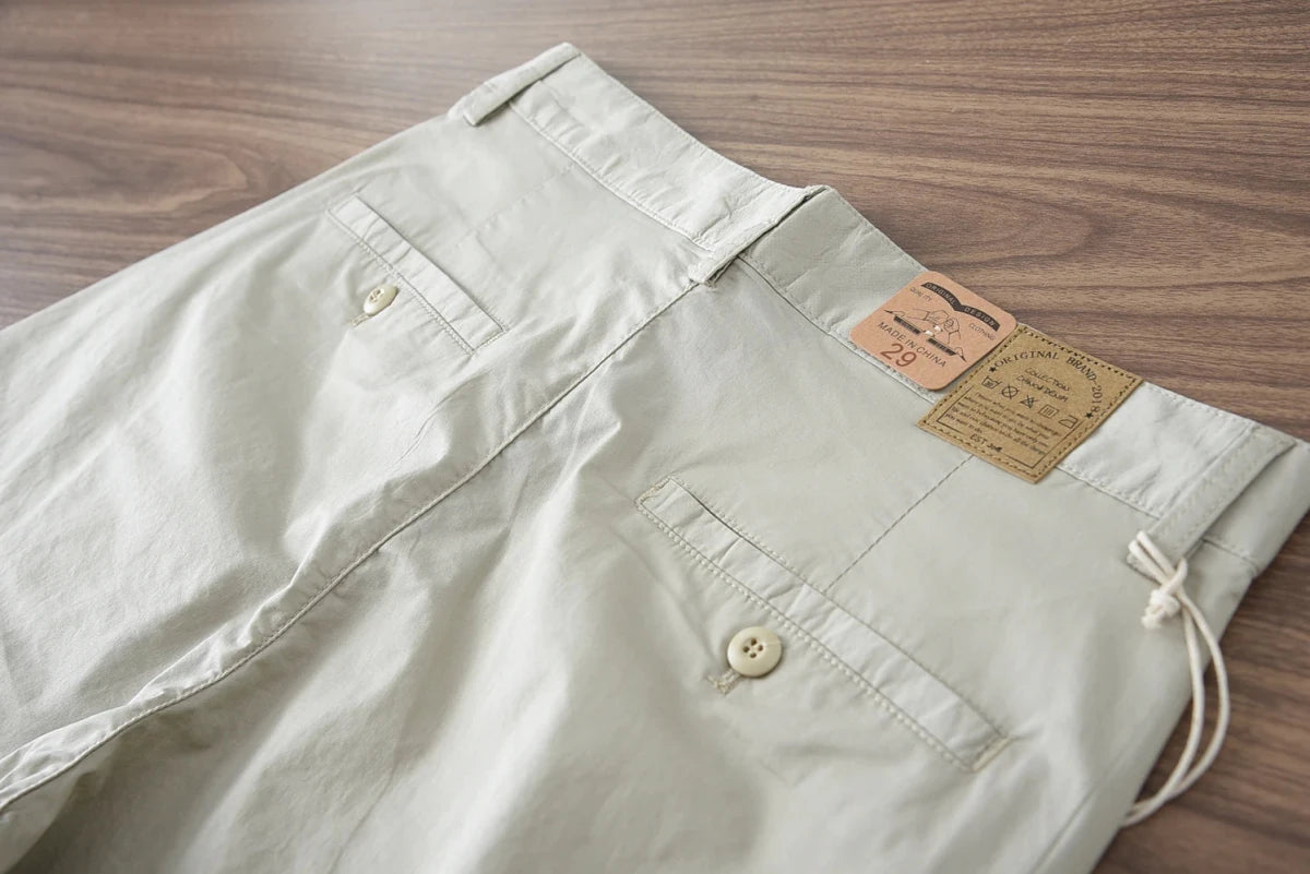 Business straight fit cotton pants - Antonios