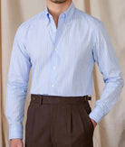 Business stripe all long sleeve shirt - Antonios