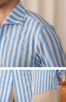 Business striped white summer shirt - Antonios