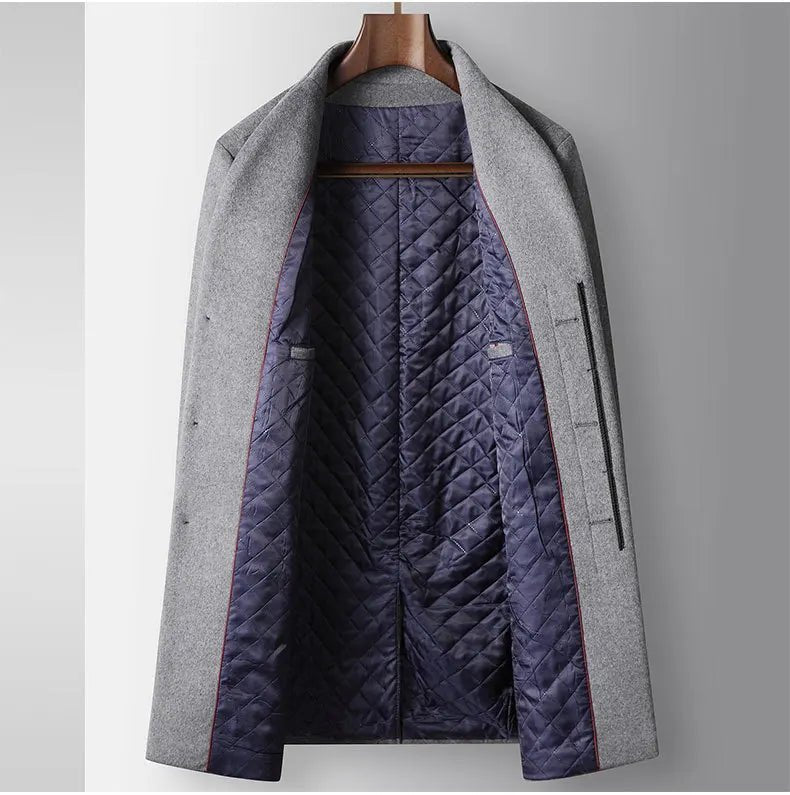 Business winter woolen blend coat - Antonios