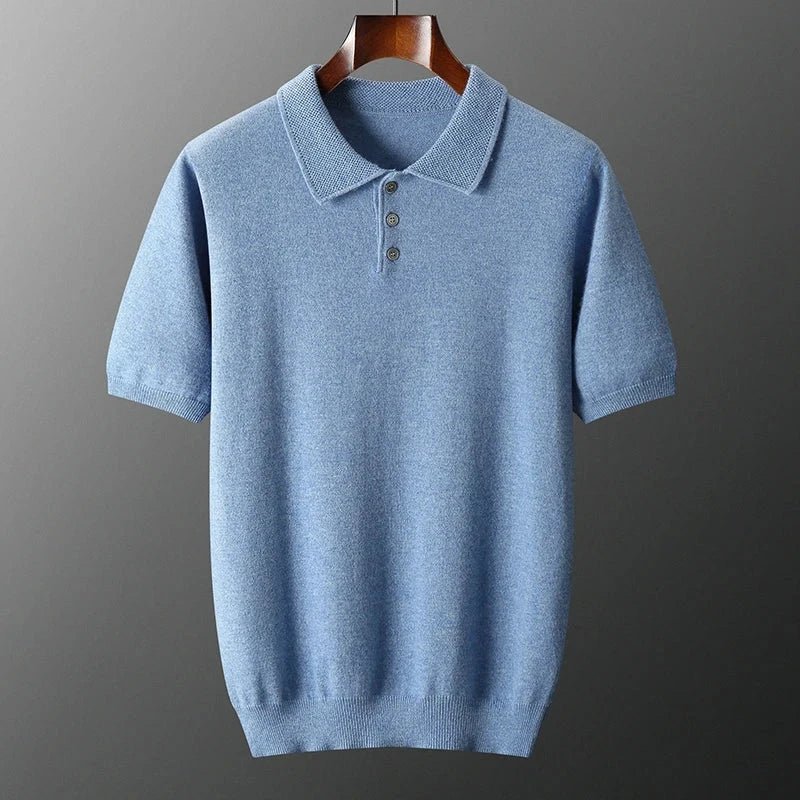 Cashmere italian design polo t-shirt - Antonios