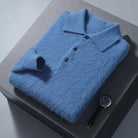 Cashmere polo elegant sweater - Antonios