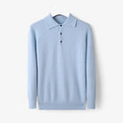 Cashmere polo elegant sweater - Antonios