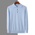 Cashmere polo elegant sweater - Antonios