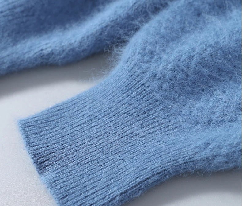 Cashmere polo elegant sweater - Antonios