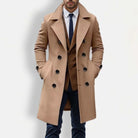 Casual british long coat - Antonios