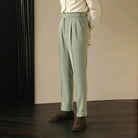 Casual button - down straight fit elegant pants - Antonios