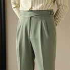 Casual button - down straight fit elegant pants - Antonios