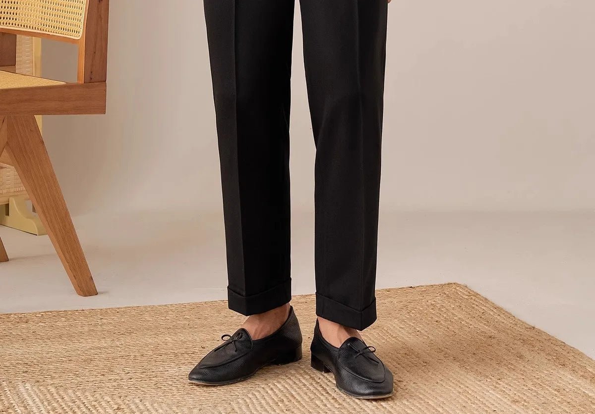 Casual button - down straight fit elegant pants - Antonios