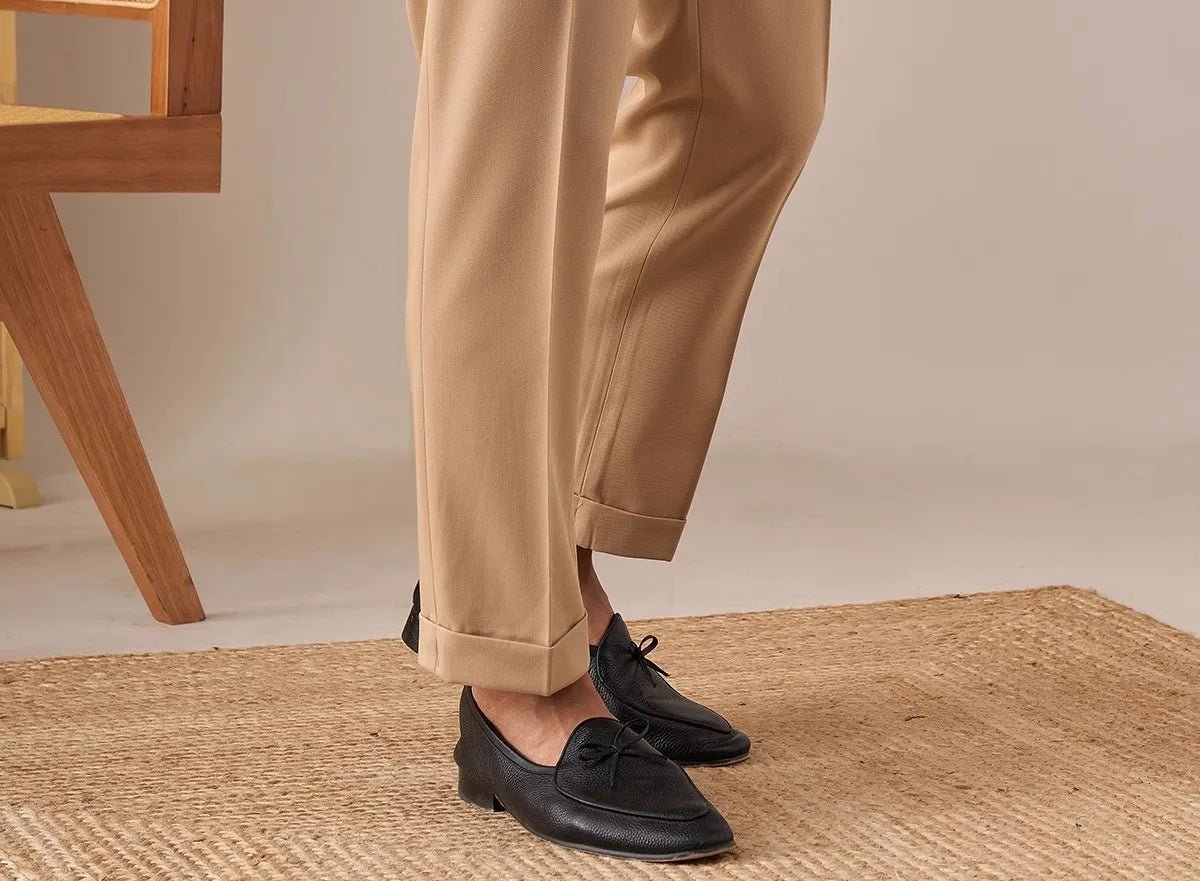 Casual button - down straight fit elegant pants - Antonios
