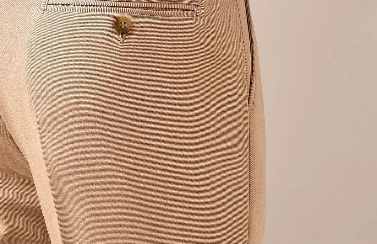 Casual button - down straight fit elegant pants - Antonios