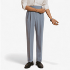 Casual button - down straight fit elegant pants - Antonios