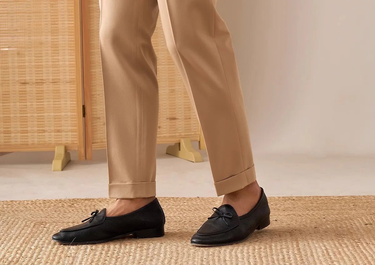 Casual button - down straight fit elegant pants - Antonios