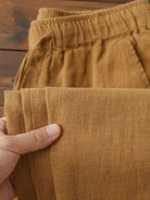 Casual cotton - linen pants - Antonios