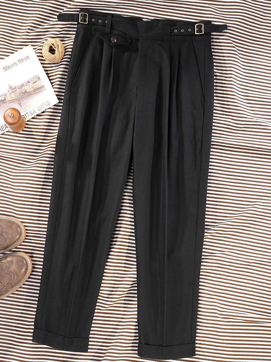 Casual italian cotton trousers four season - Antonios