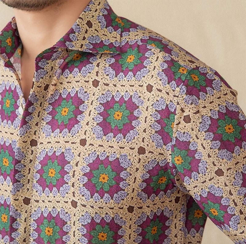 Casual Long - Sleeved shirt beach - Antonios