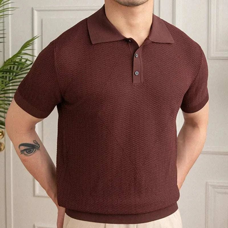 Casual men's polo t-shirt - Antonios