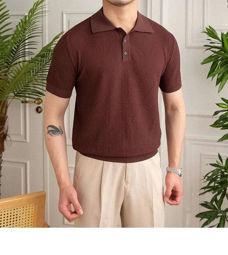 Casual men's polo t-shirt - Antonios