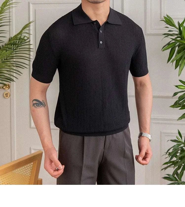 Casual men's polo t-shirt - Antonios